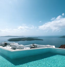 outdoor swimming pool overlooking the sea