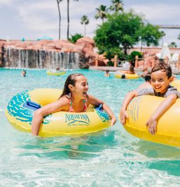 kids on tubes at Arizona Grand Resort & Spa