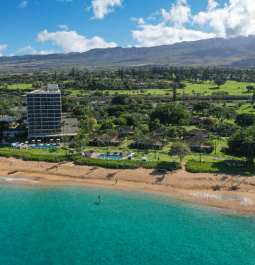 aerial view of The Royal Lahaina Resort