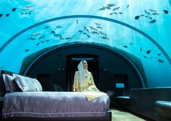 underwater room at Conrad Maldives Rangali Island