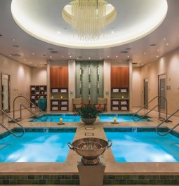 four square indoor spa pools