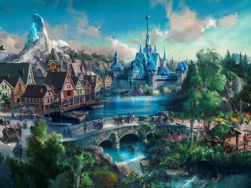 Photo Shows 'Frozen' Land That's Coming to Disneyland Paris in 2023