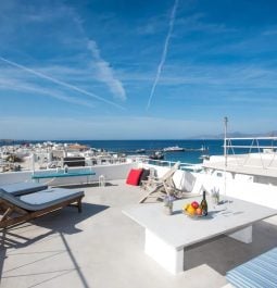 Mykonos Town Panorama Apartment with Private Terrace