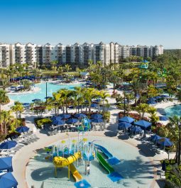 View of the Surfari Water Park at The Grove Resort & Water Park Orlando