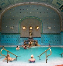 Inside Gellért Baths