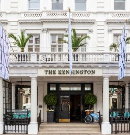entrance to The Kensington Hotel
