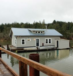 floating home on John Day River