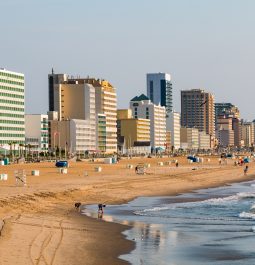 beach with highrises