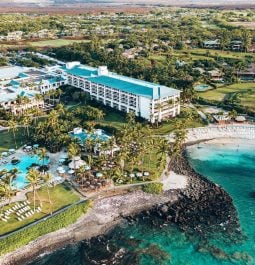 aerial of Fairmont Orchid, Hawaii