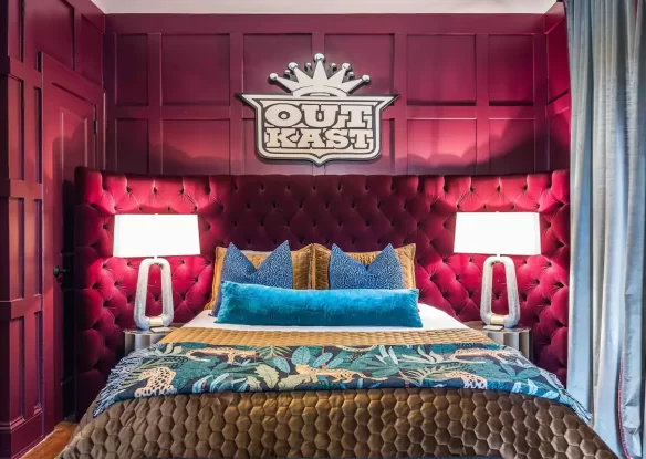 Outkast-themed bedroom