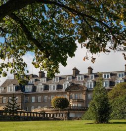 exterior of Gleneagles from lawn